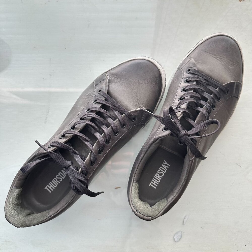 Premier low top sneakers - distressed grey